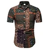 Men's Slim Fit Casual Printed Shirt