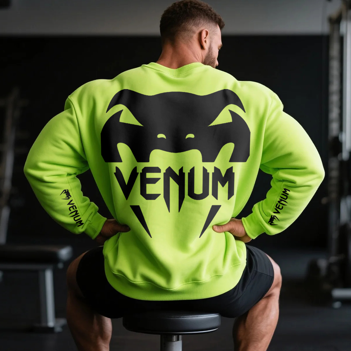 Large Size Loose Comfortable Breathable Round Neck Sweatshirt Fitness Sports Extreme Fighting Sweatshirt / TECHWEAR CLUB / Techwear