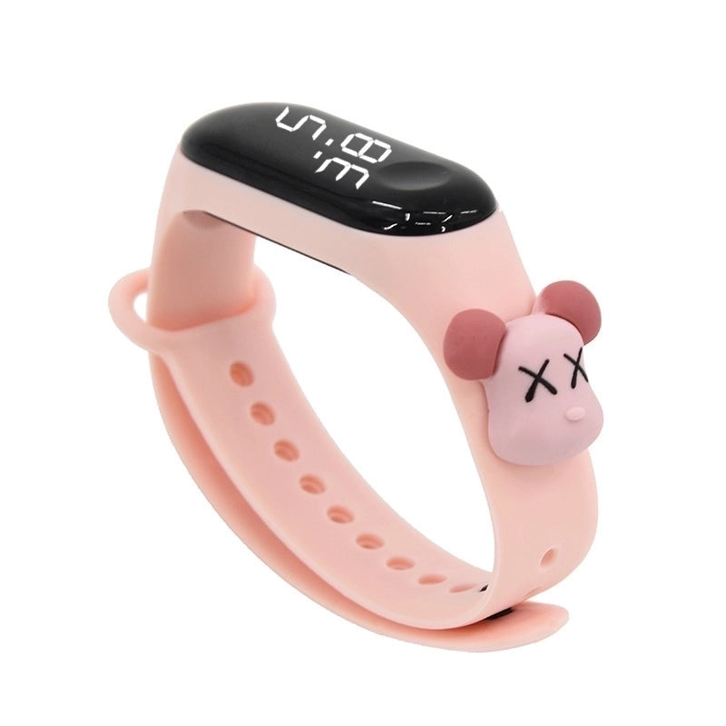 Princess Minimalist Cartoon Strawberry Electronic Kids Watches