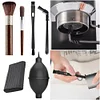 6 Pieces Coffee Brush Set Cleaning Brush Towel Set for Coffee Machine Group Head