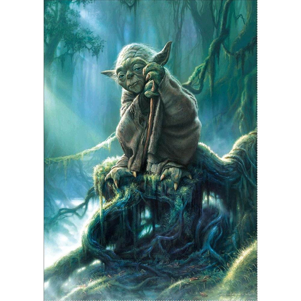 Full Round Diamond Painting Master Yoda Star Wars (40*30cm)
