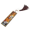 DIY Special Shaped Diamond Painting Leather Bookmark Tassel Book Marks Gift