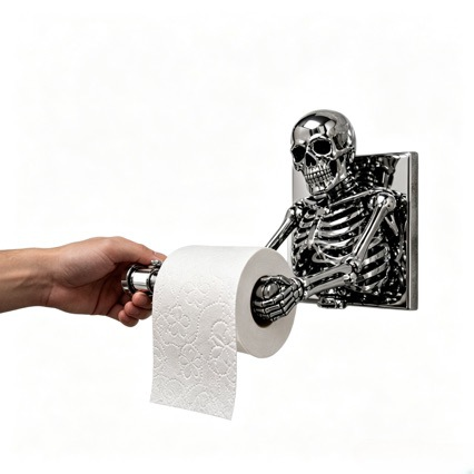 Detailed 3D skeleton sculpture