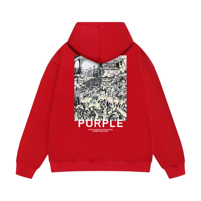 Purple Fashion Hoodie