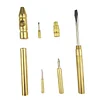 6 in 1 Metal Handle Screwdriver Small Hammer Disassembly Screwdriver Mini Screwdriver 6 in 1 Screwdriver Daily Small Copper Hammer Set