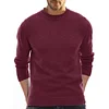 Men's Solid Color Bottoming Round Neck Casual Sweater