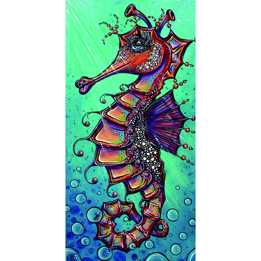 

Hippocampus - Special Shaped Diamond Painting - 45*85CM (Big Size), 501 Original
