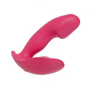 Wireless Remote-Controlled Wearable Dildo Vibrator with Wiggling Motion – Clitoral Stimulator with 9 Vibration Modes