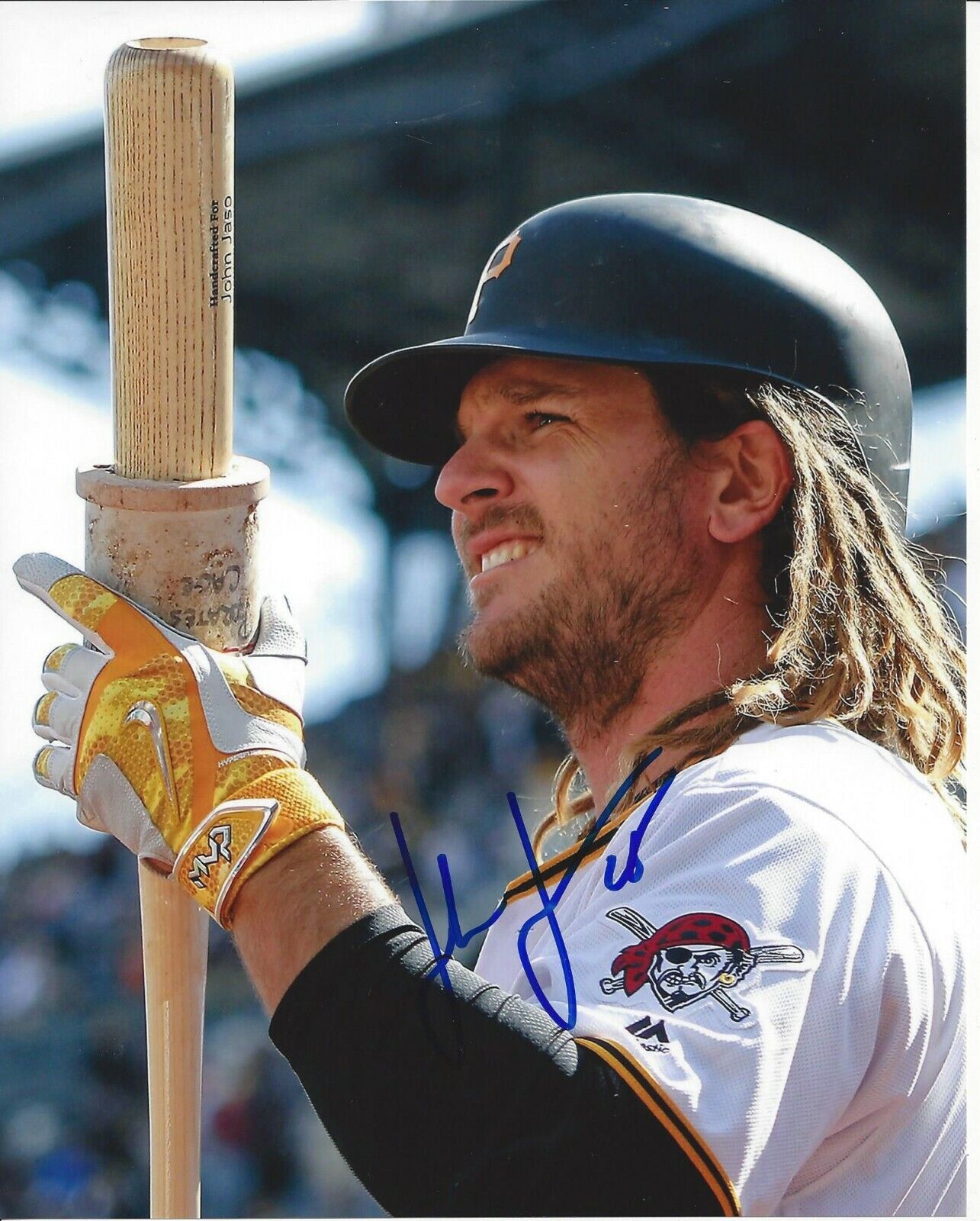 John Jaso Autographed 8x10 Pittsburgh Pirates#S1135