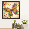 Peinture de diamant en forme de papillon-30*30cm