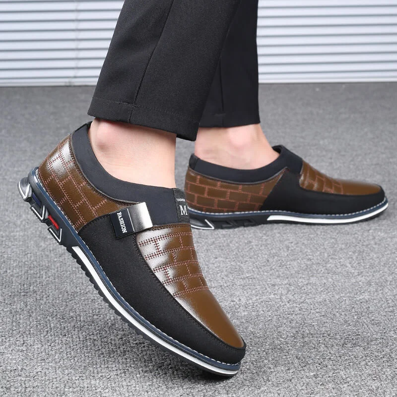 Mqq Orthopedic Shoes Luxury Men&rsquo;s Orthopedic Business Slip-On Leather