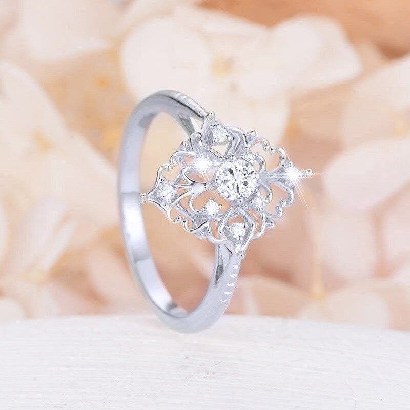 Vintage Naomi Crystal Ring