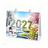 DIY 2027 Diamond Painting Calendar Art Kit Paper Desk Calendar Desktop Decoration Craft Kit