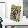 DIY Special Shape Flower Table Top Diamond Painting Photo Frame Kit