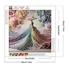Elegante Dame - speziell geformte Diamond Painting - 30*30cm