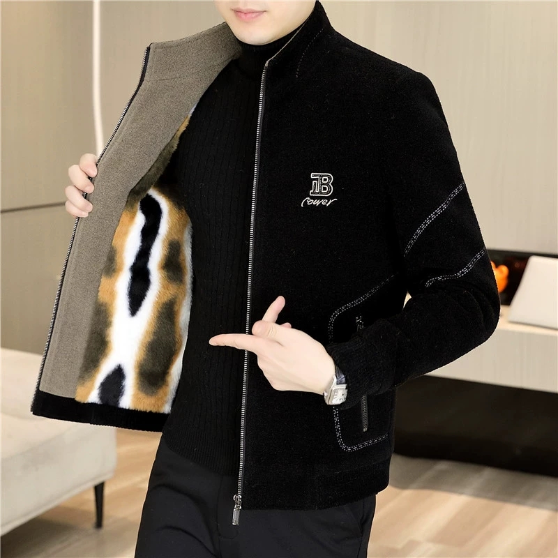 Men's Warm Fleece Casual Jacket  DANRRIO.COM DANRRIO