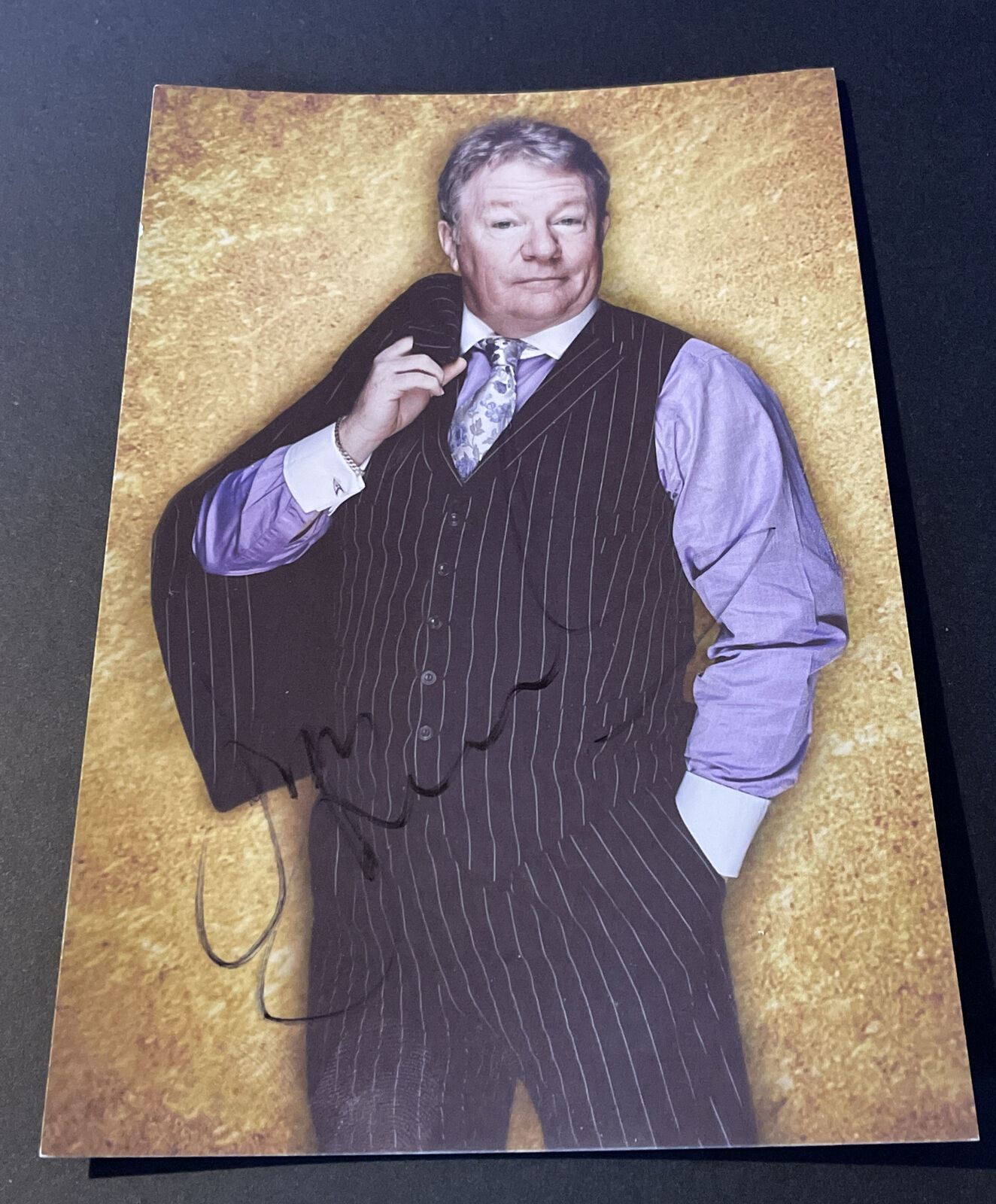 Jim Davidson Autograph Hand Signed 6x4 Photo Poster painting Comedian TV Host Celebrity Comedy