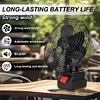 Air Circulator Fan Rechargeable Portable Camping Fan 2 Speed Settings for Car RV