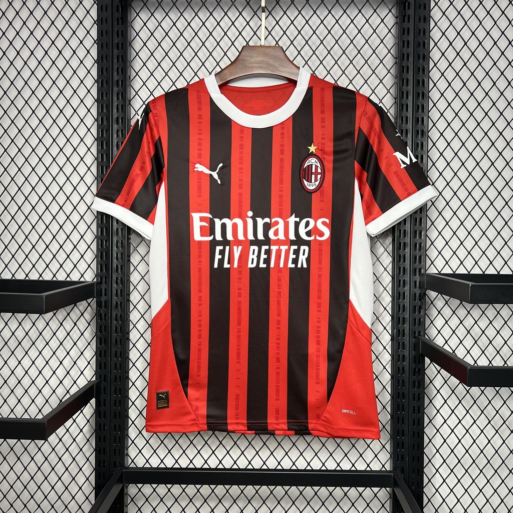 AC Milan 24-25 Home Stadium Jersey - Fans Version