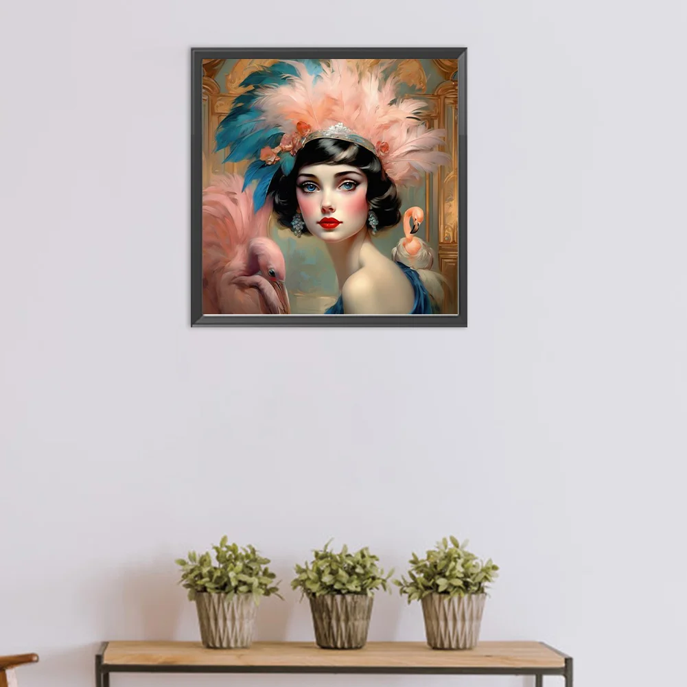 DIY Paint By Number 40*40cm - Lady