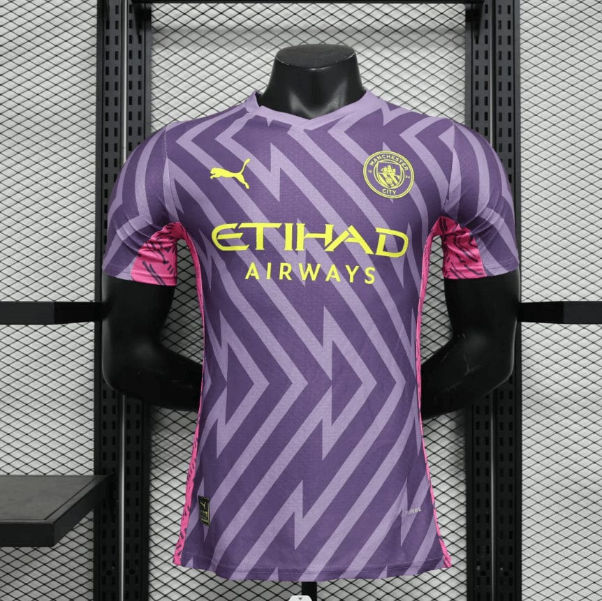 2023/2024 Player Version Manchester City Purple Goalkeeper Football Shirt 1:1 Thai Quality mysite