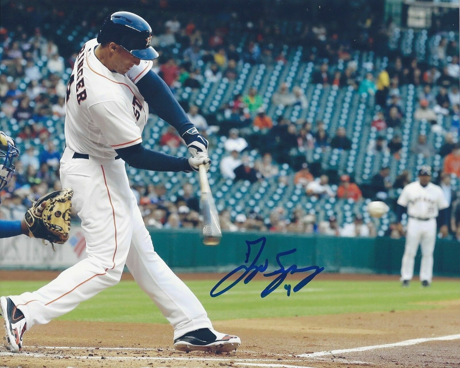 George Springer Autographed Signed 8x10 Photo Poster painting ( Astros ) REPRINT