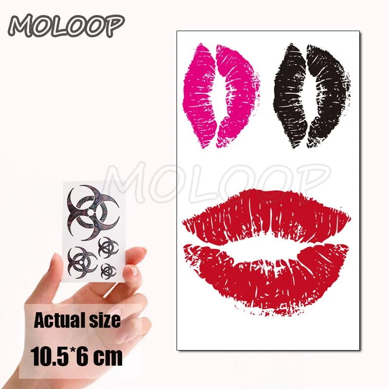 Water Transfer Tattoo Skull Cyclops Pirate Tattoo Body Art Waterproof Temporary Fake Flash Tattoo for Man Woman Kid 10.5*6cm