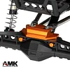 AMK CNC Aluminum Link Riser for 1/10 RC Crawler Axial Capra 1.9 Unlimited Trail Buggy Currie F9 SuperShafty CP44 Portal Axle Upgrade (Orange Link Riser)