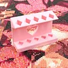 Diamond Painting Tweezer Holder, 10-Slot Heart Cutout Storage Stand for Diamond Art Tools