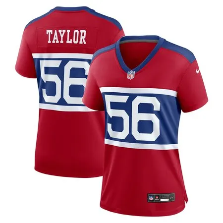 Women's New York Giants Lawrence Taylor  Century Red Alternate Retired Player Game Jersey