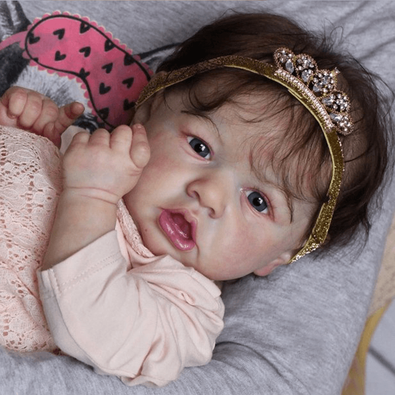 Real Touch Reborn Doll 12 inch Reborn Baby Doll Girl Adalyn by Creativegiftss® Exclusively 2022 -Creativegiftss® - [product_tag] Creativegiftss.com
