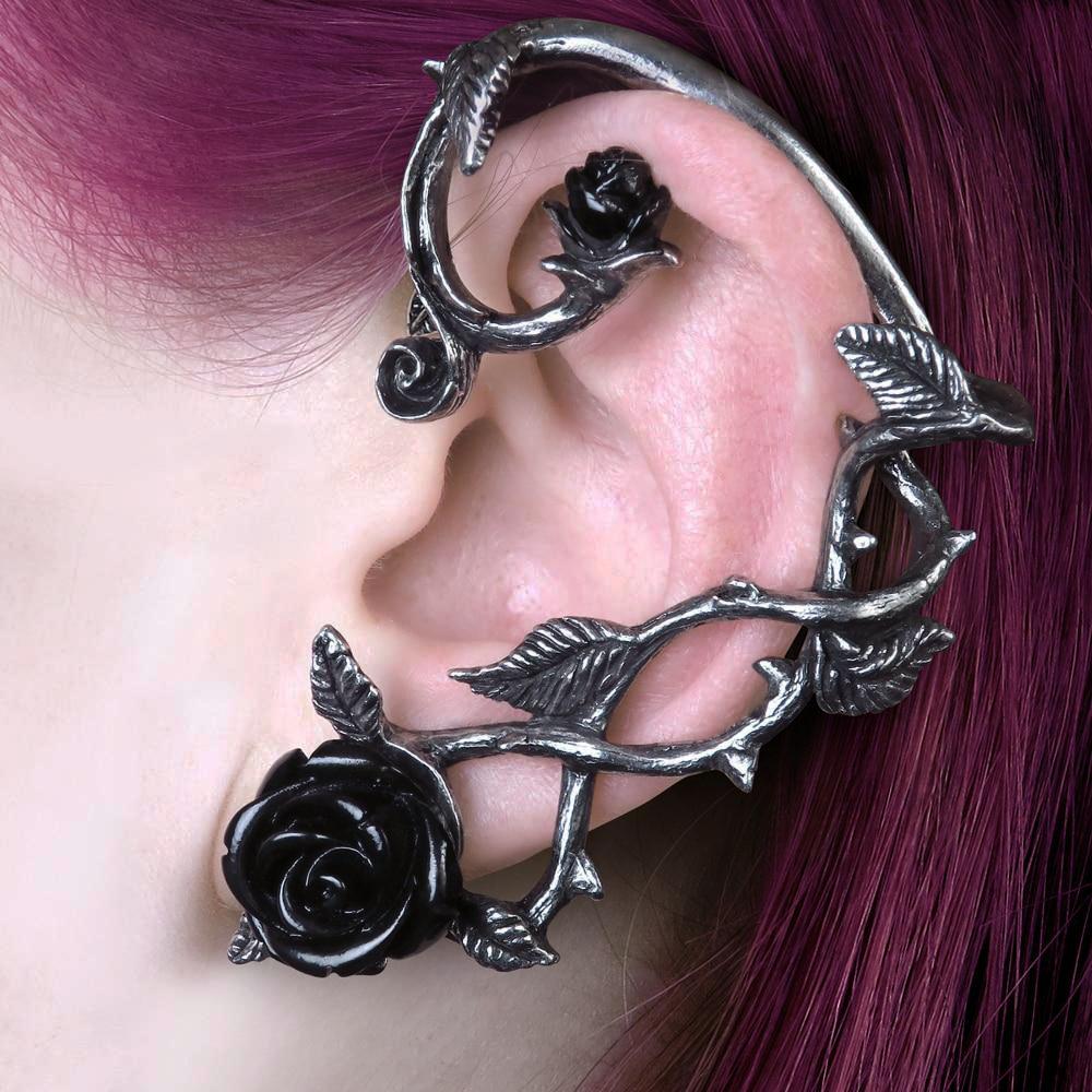 Blackrose Vine Earring-Mayoulove