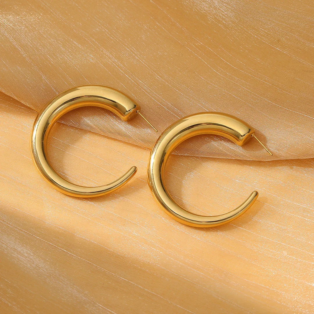 C-Shaped Earrings