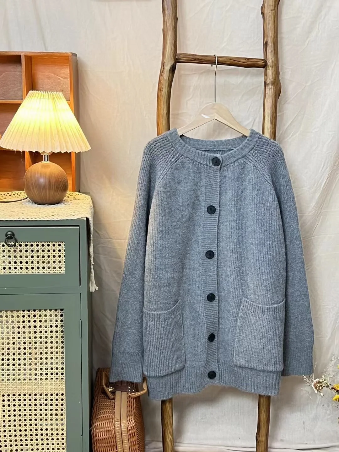 Chicfifth Sweater Women Winter Long Sleeve High Quality Autumn Vintage Top Knitted Cardigan