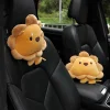 Cute Cartoon Lion Crab Car Seat Head Pillow Cushion