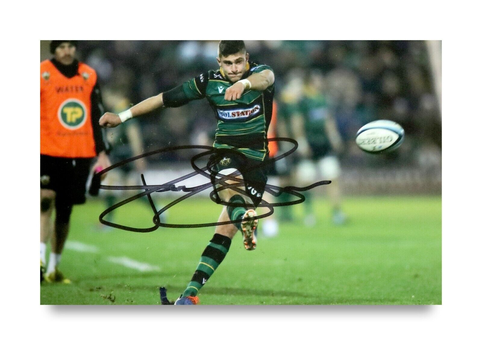 James Grayson Signed 6x4 Photo Poster painting Northampton Saints Rugby Union Autograph + COA