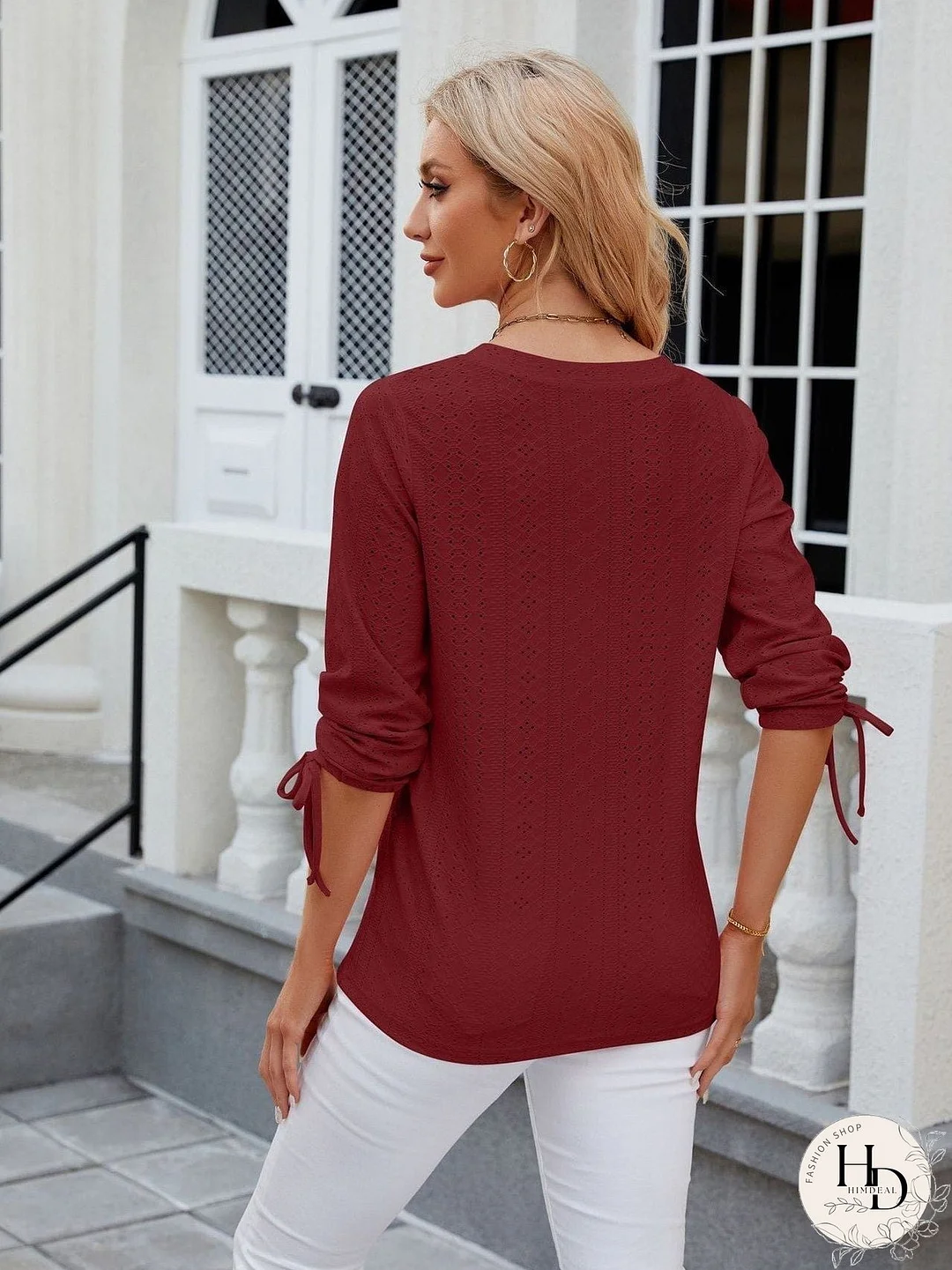 Versatile Knit Mock Neck T-Shirt