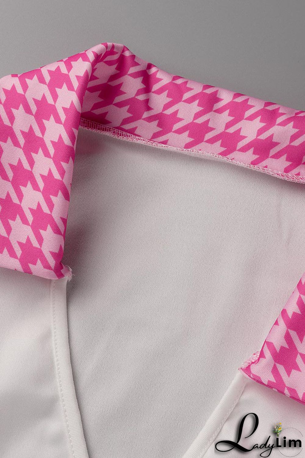 Black Sexy Print Bandage Split Joint V Neck Half Sleeve Two Pieces