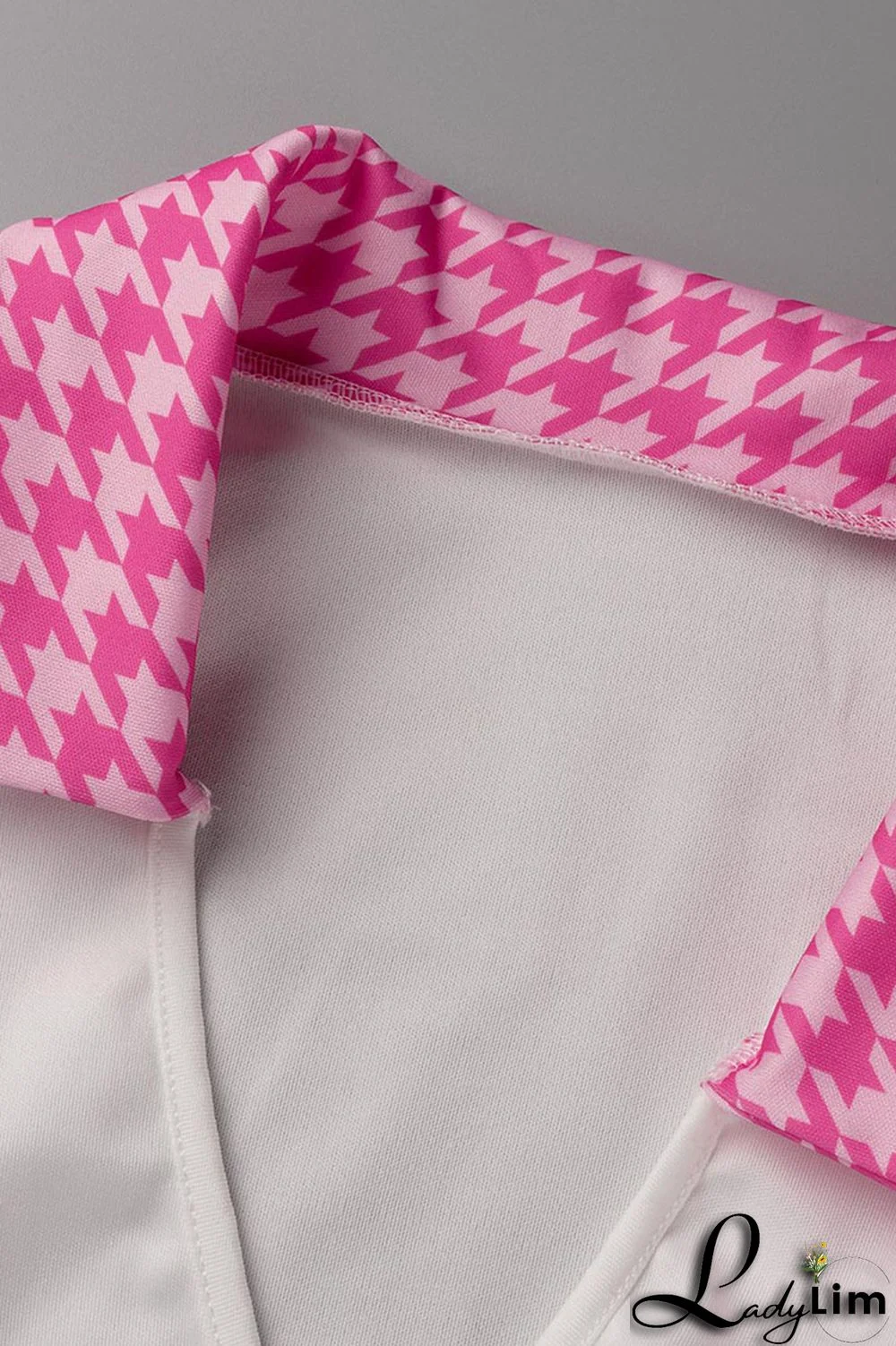 Black Sexy Print Bandage Split Joint V Neck Half Sleeve Two Pieces