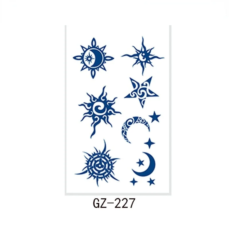 Net Red Herbal Juice Tattoo Sticker Semi-permanent Waterproof Sweat Resistant Tattoo Masking Scar Tattoo Sticker