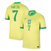 VINI JR. #7 Brazil Home Soccer Jersey Copa America 2024
