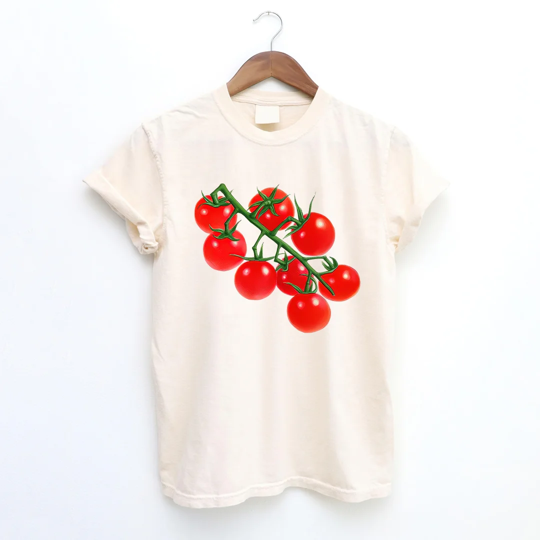 Tomato Fruit Boho Graphic T-shirt