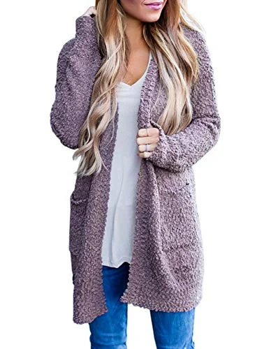 Chunky Knit Sweater Open Front Cardigan Outwear Coat DMladies