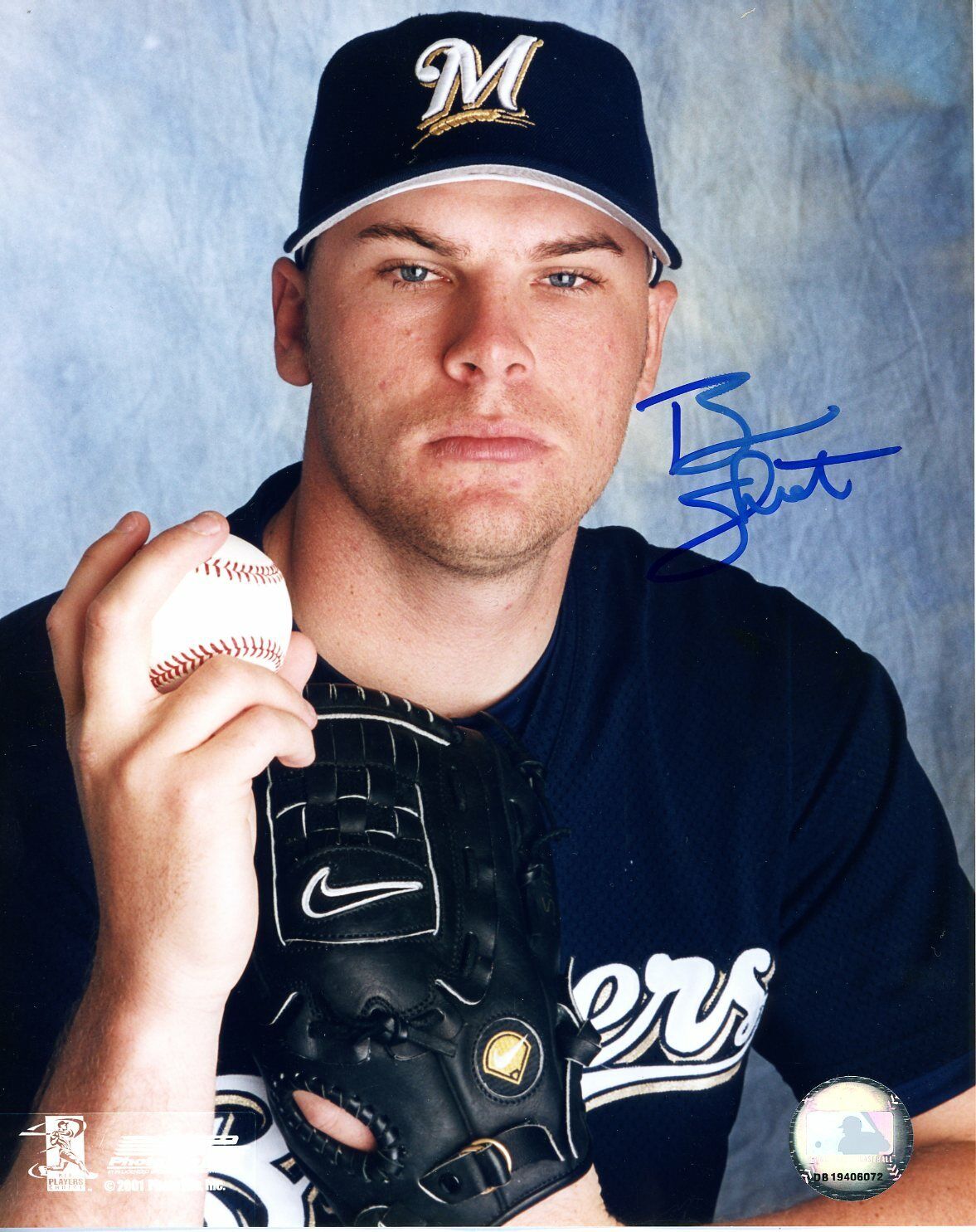 Ben Sheets autographed 8x10 Milwaukee BrewersS107