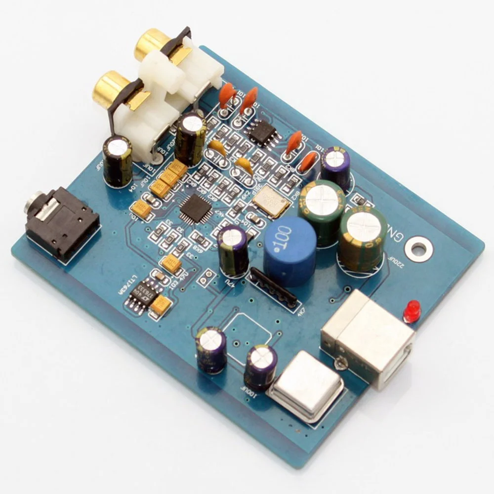 External Sound Card DAC Enthusiast SA9023+ES9018K2M Sound Card Amplifier Audio DAC Sound Card