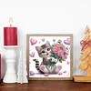 Flower Kitten - Crystal Rhinestone Diamond Painting