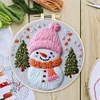 Snowman-Embroidery Kit