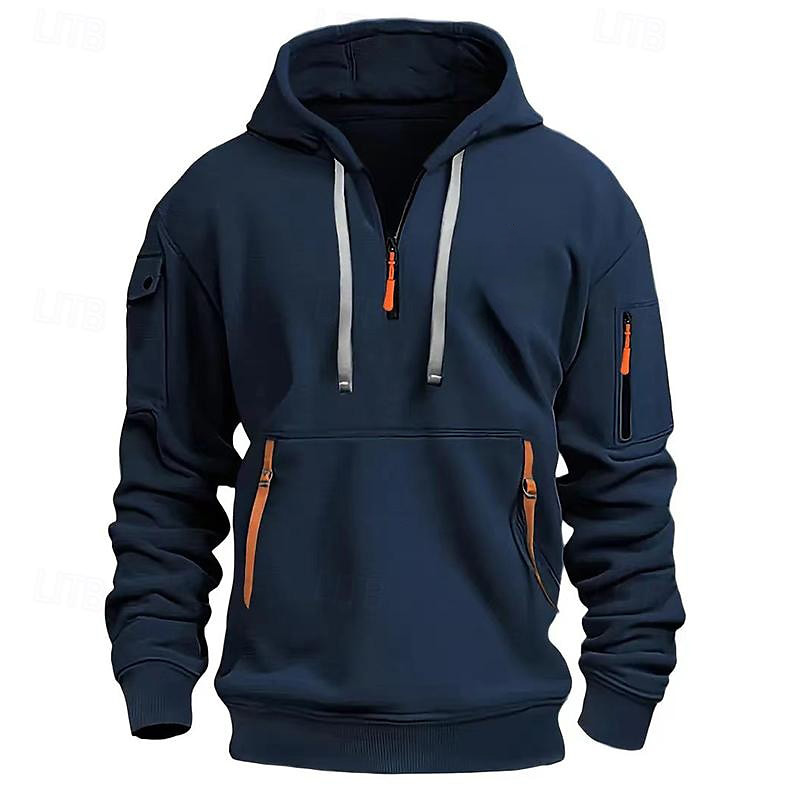 Men's Quarter-Zip Tactical Hoodie
