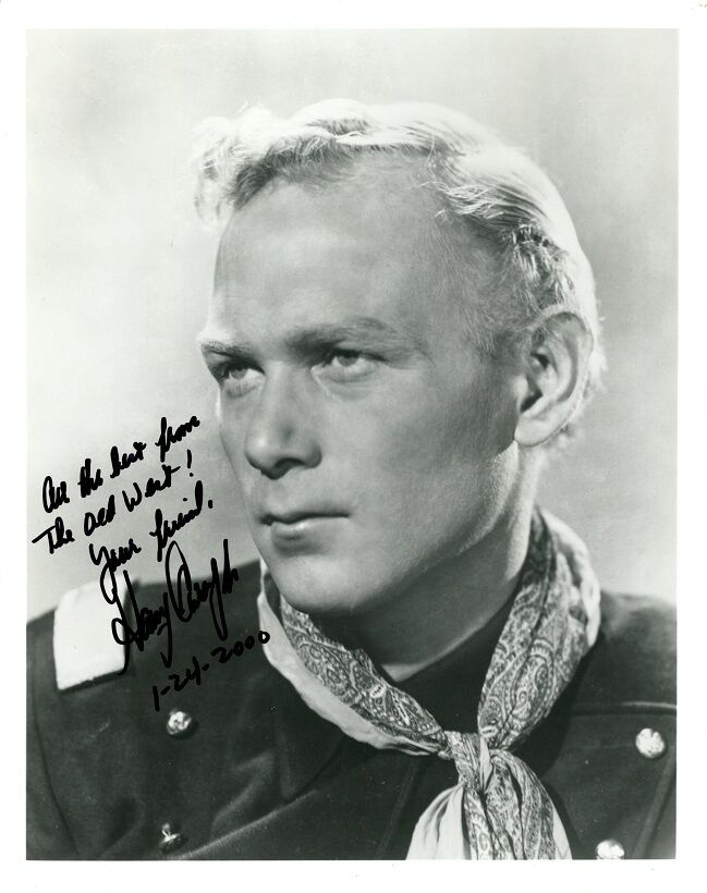 Western Star HARRY CAREY, JR. Signed Photo Poster painting