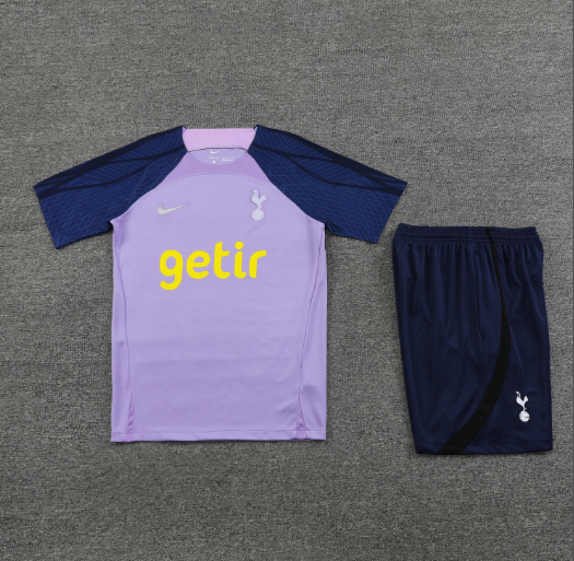 23/24 Tottenham Training Short Sleeve Kit Football T-Shirt Thai Quality